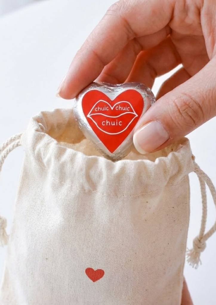 Bolsitas con 5 corazones