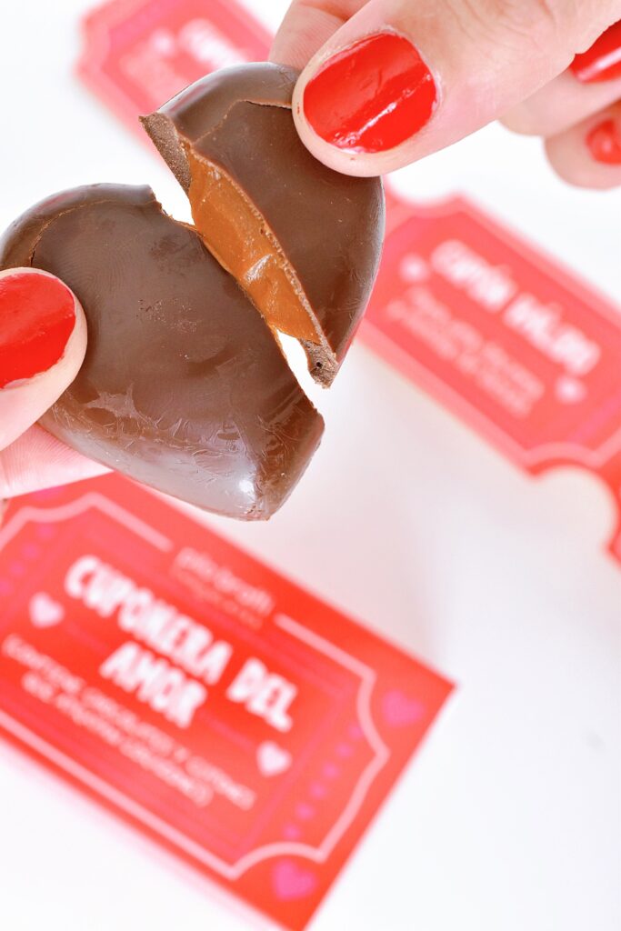 Corazones con dulce de leche x24