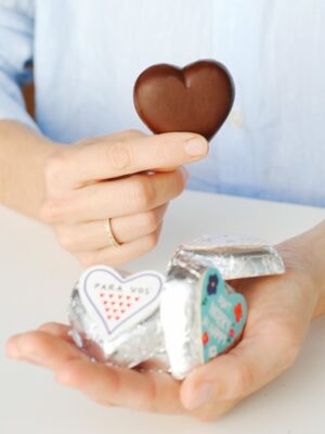 Corazones con dulce de leche x24